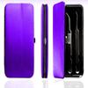 PU Leather Empty Tweezers Storage Bag Magnetic Lash Tweezers Case Anti- Organizer for Eyelash Grafting Extension Tweezers (Purple) view 1