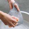 STARRY G Mini Washboard, Portable Washboard with Handle, Washing Clothes Board for Panty Socks Kids Clothing, Ergonomic Hand Wash Board, Laundry Cleaning Tool for Home Travel - White view 4