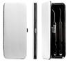 PU Leather Empty Tweezers Storage Bag Magnetic Lash Tweezers Case Anti- Organizer for Eyelash Grafting Extension Tweezers (White) view 1
