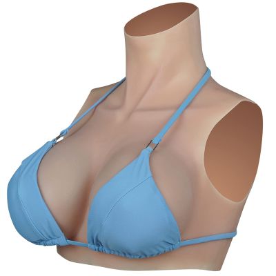 FSYH Fake Boobs Silicone Breasts Breastplate Realistic Breasts Froms Breast Enhancer Pad for Transgender Cosplay Sissy,white,G`CUP