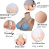 FSYH Fake Boobs Silicone Breasts Breastplate Realistic Breasts Froms Breast Enhancer Pad for Transgender Cosplay Sissy,brown,G`CUP view 4