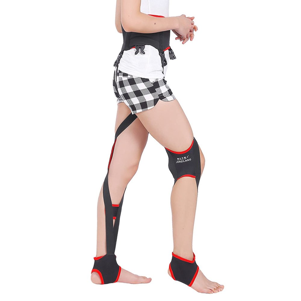 Leg Correction Device, Children O/X Shaped Legs Correction Belt Elastic Breathable Legs Shaping Posture for Children Over 6 Years Old Or Adults,L