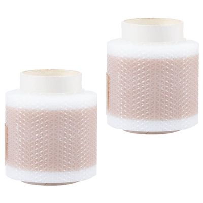 Beavorty 2pcs Silicone Gel Adhesive Bandages for Wounds Scar Surgery Repair Stickers Gentle Removal Cut-
