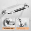 2 Packs Anti-Slip Shower Grab Bars, SUS304 Stainless Steel Bathroom Wall Mount Grab Bar Handle, Disabled Aids Handicap Elderly Senior Assist Bath Handle (43 cm) view 4