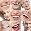 Wttfc 4 Pairs Tooth Veneers, Cosmetic Veneer, Veneers Snap in Teeth, Snap on Veneer Teeth, Fake Teeth, Instant Veneers Dentures Fake Snap on Teeth Smile Men And Women view 3