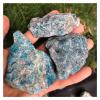 Kigauru Natural crystal rough 1pcs Natural Blue Apatite Stone Mineral Stone Specimen 100-600G (Size : 500-600g 2-3pcs) view 2
