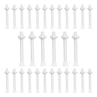 30Pcs Dual-End Nasal Wax Spatulas Strips for Nose Care - Multifunctional Beauty Tool Accessories - Plastic Wax Wands for Eyebrow and Facial Hair Cleaning