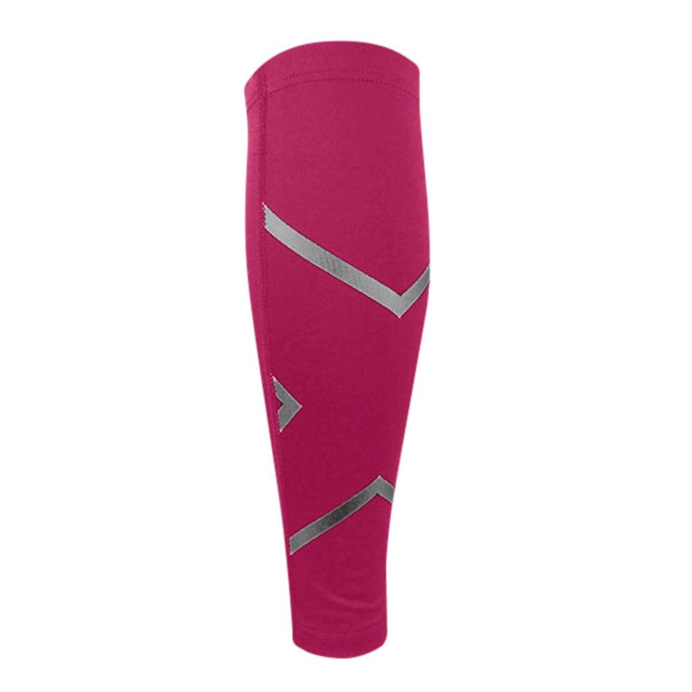 FreshCart Basics Performance Pain Compression Calf Goblint Protective Sleeve for Calves & Legs Embroidered Socks Men, hot pink, L