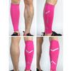 FreshCart Basics Performance Pain Compression Calf Goblint Protective Sleeve for Calves & Legs Embroidered Socks Men, hot pink, L view 2