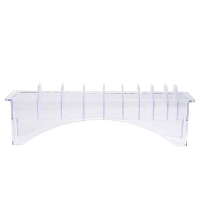 Clipper Guard Holder,ANGGREK Guide Box Clipper Limit Comb Storage Box Hair Clipper Positioning Caliper Comb Organizer Case(Limit comb box 10 pcs)
