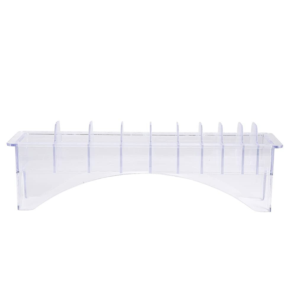 Clipper Guard Holder,ANGGREK Guide Box Clipper Limit Comb Storage Box Hair Clipper Positioning Caliper Comb Organizer Case(Limit comb box 10 pcs)