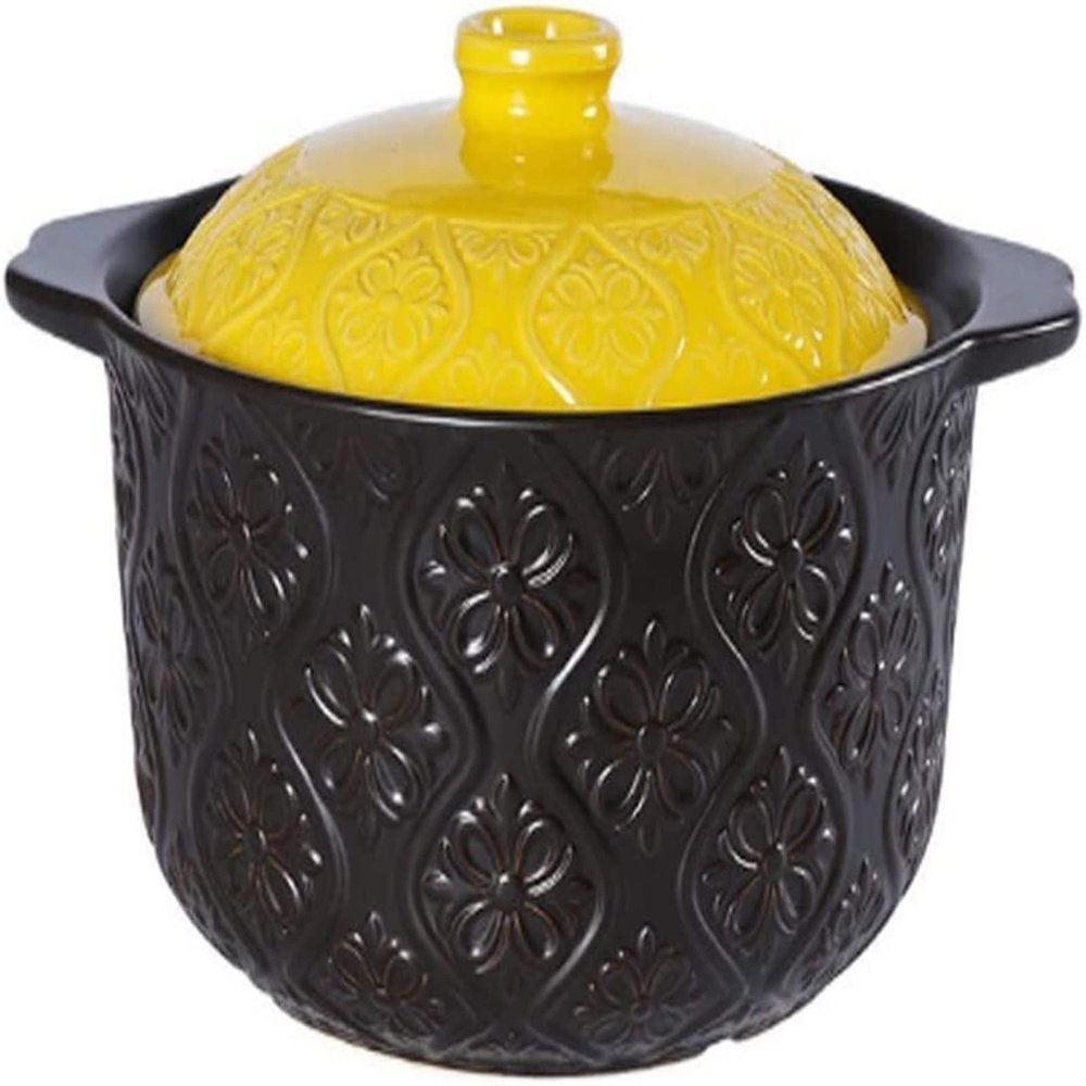 Kitchen Tools Cookware Ceramic Tableware Casserole Soup Pot Ceramic Breakfast Pot Soup Home Office Dinner Plate Dinner Pot