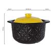 Kitchen Tools Cookware Ceramic Tableware Casserole Soup Pot Ceramic Breakfast Pot Soup Home Office Dinner Plate Dinner Pot view 2