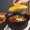 Kitchen Tools Cookware Ceramic Tableware Casserole Soup Pot Ceramic Breakfast Pot Soup Home Office Dinner Plate Dinner Pot view 3