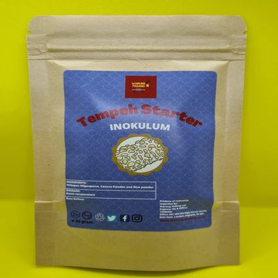 Tempeh Starter/Ragi Tempe/Live Cultures/Inokulum-Non GMO-Halal 100 Gram