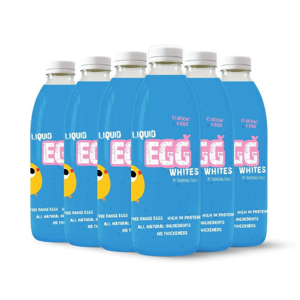 Liquid Egg Whites by Training Fuels 970ml x 6 Bottles Free Range