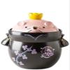 Casserole Cute Shape Uniform Heating Heat Preservation and Storage Comfortable Grip (Color : A) view 1
