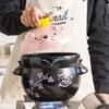 Casserole Cute Shape Uniform Heating Heat Preservation and Storage Comfortable Grip (Color : A) view 2