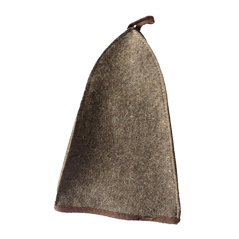 F Fityle 1x Sauna Hat 3mm Thick Anti Heat Accessory Hair Stylish Head Russian Headgear Wool for