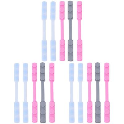 FOMIYES 15pcs Hook Adjustable Extention Hook Reusable Earband Style Extension Buckle for Ear Protects Your Ears Random Color