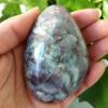 Kigauru Natural crystal rough Natural stone plum tourmaline palm stones playthings small stones and crystals healing (Color : A99 173g) view 4