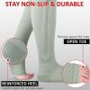 Ailaka Zipper 15-20 mmHg Compression Socks for Women Men, Knee High Open Toe Support Graduated Medical Varicose Veins Hosiery for Edema, Swollen, Pregnancy, Recovery (1 Pair) view 4