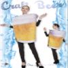 Megartico Halloween Adult Beer Mug Costumes for Couple Women Funny Food Costume Oktoberfest Onesie Costumes for Men view 2