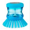 Celino Compact Kitchen Sink Soap Dispenser With Cleaning Brush Dish Washing Scrubbing (Blue) view 1