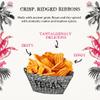 Howdah Indian Snacks Tandoor Chilli - Crunchy Ribbon Crisps with Dry Exotic Spices, Zesty Ancient Grain Snack Share Bags or Party Food Snacks - With Aromatic Cumin & Tandoor Spices - 35g (Pack of 18) view 3