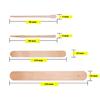 [300 Pcs] 4 Style Assorted Wooden Waxing Sticks 300, Hair Removal Sticks Applicator,Spatulas, For Brazilian waxing and Eyebrow,Leg and Small to Large area and Creft, Art Work, More view 4