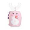 Children's U-Shaped Electric Toothbrush Ultrasonic Children's Electric Toothbrush Silicone Rechargeable Children's Toothbrush Cartoon (Color : Pink) view 1