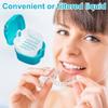 Beenle-Icey UK Denture Case Denture Bath Box False Teeth Storage Box with Rinsing Basket Portable False Teeth Storage Case Orthodontic Dental Retainer Box for False Teeth Storage Soaking Cleaning view 4