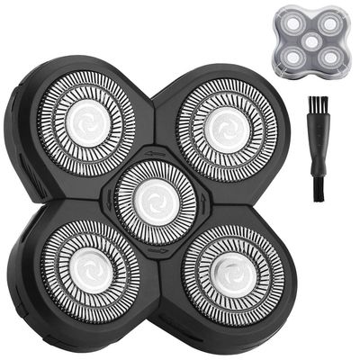FOXSONIC Upgraded 5 Blades Shaver for Head shaver, 5D Men's Electric Shaver Replacement Heads for Many Main Brands Bald Men Head Shaver Blades