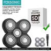FOXSONIC Upgraded 5 Blades Shaver for Head shaver, 5D Men's Electric Shaver Replacement Heads for Many Main Brands Bald Men Head Shaver Blades view 2
