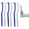 6 x Super Slim Interspace Toothbrush ~ Interdental Blue White Brushes for Orthodontic Braces & Bridges view 1
