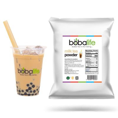 Bobalife 3 in 1 Milk Bubble Tea Powder (1kg) | 20-30 Servings (Variable Serving Size) | Premium & Authentic Ingredients | Vegan & Gluten Free