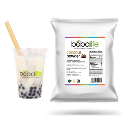 Bobalife Coconut Bubble Tea Milk Powder 1kg  Taiwanese Milk Tea Powder Mix for Bubble Tea, Iced Milk Tea, Smoothies & Dessert Drinks  Vegan & Gluten Free