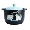 Ceramics Casserole Soup Pot Spodumene Saucepan Cooking Utensils Fire Heat Resistant Household Kitchen Supplies (Color : B) view 1