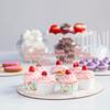 24 Pieces Rose Gold Happy Anniversary Cupcake Toppers Cake Picks for Wedding Anniversary Party Table Decorations view 3