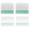 80pcs Tooth Floss Picks Interdental Brushes Flosser Sticks with Storage Case for Brush Tool Toothpick Tooth Cleaner Interdental Floss Sticks Toothpick Cleaning Tool Daily Cleaning Teeth (Green) view 1