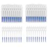 80pcs Tooth Floss Picks Interdental Brushes Flosser Sticks with Storage Case for Brush Tool Toothpick Tooth Cleaner Interdental Floss Sticks Toothpick Cleaning Tool Daily Cleaning Teeth (Blue) view 1