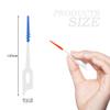 80pcs Tooth Floss Picks Interdental Brushes Flosser Sticks with Storage Case for Brush Tool Toothpick Tooth Cleaner Interdental Floss Sticks Toothpick Cleaning Tool Daily Cleaning Teeth (Blue) view 2