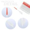 80pcs Tooth Floss Picks Interdental Brushes Flosser Sticks with Storage Case for Brush Tool Toothpick Tooth Cleaner Interdental Floss Sticks Toothpick Cleaning Tool Daily Cleaning Teeth (Blue) view 3