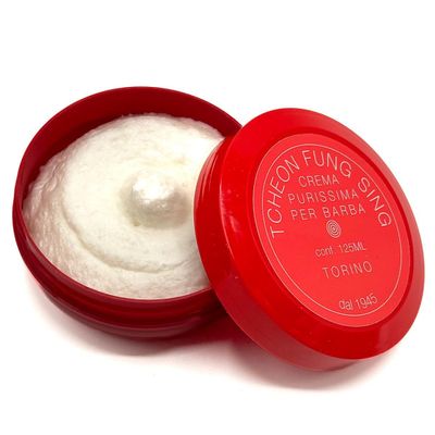 Ciotola Rossa Shaving Cream, Classic Almond Scent 125ml (4.2 oz), Made in Torino Italy since 1945