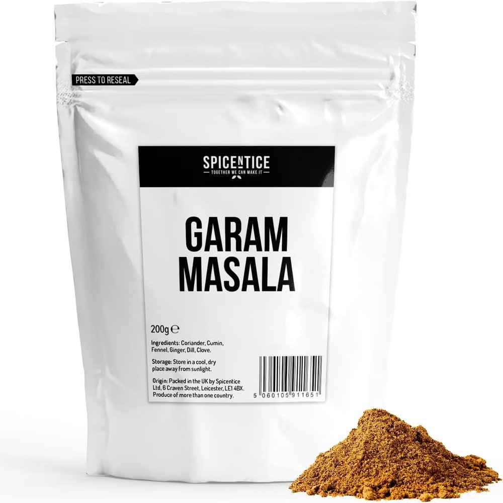 Spicentice Premium Garam Masala Powder 1kg - 100% Pure & Natural & Additive Free - Packed in a BRCGS accredited Grade AA Site