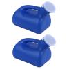 Urinals for Men -with Lid Plastic Material Easy-with Grip Handle for Travel Bottle and Emergency 2000 Ml - Pack of 2 Happy view 1