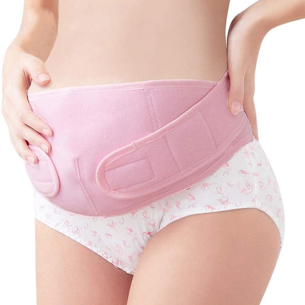 Maternity Belt - Comfortable Pregnancy Support for Back & Pelvic Pain Relief with Adjustable Straps,Ergonomic Shape, Breathable Fabric Hernia Bandage (Color : B)