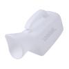 1000ML Unisex Urinal Bottle with Lid Portable Emergency Male Female Pee Potty for Travel Car EmergencyWhite Happy view 1