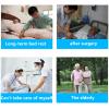 1000ML Unisex Urinal Bottle with Lid Portable Emergency Male Female Pee Potty for Travel Car EmergencyWhite Happy view 4