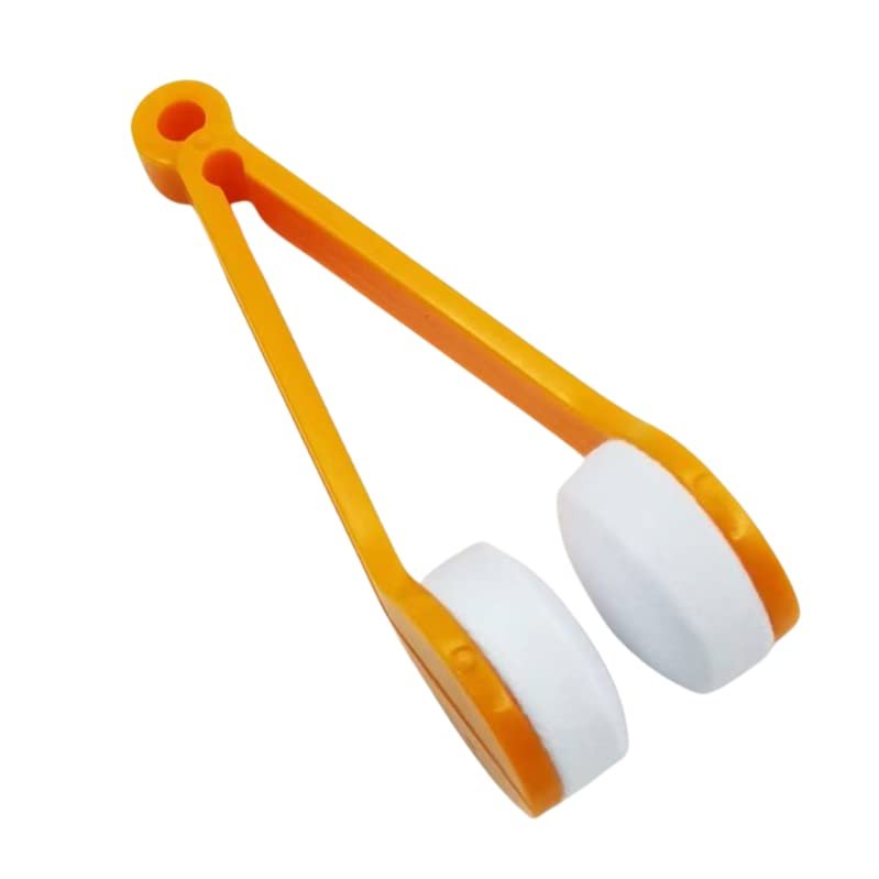 1 x Portable Microfibre Glasses Lens Cleaner [Orange]